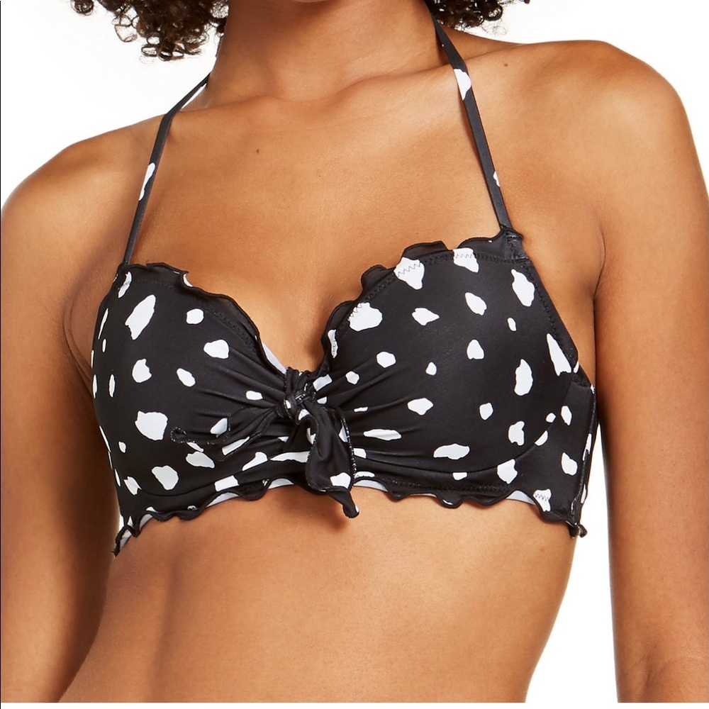 Bikini Top 32D Ava Sized Bra Ruffle Underwire